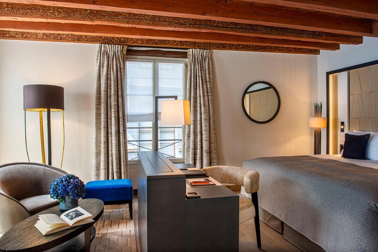 Hotel Les Armures Genf Exterior foto A room at the Hotel de la Ville