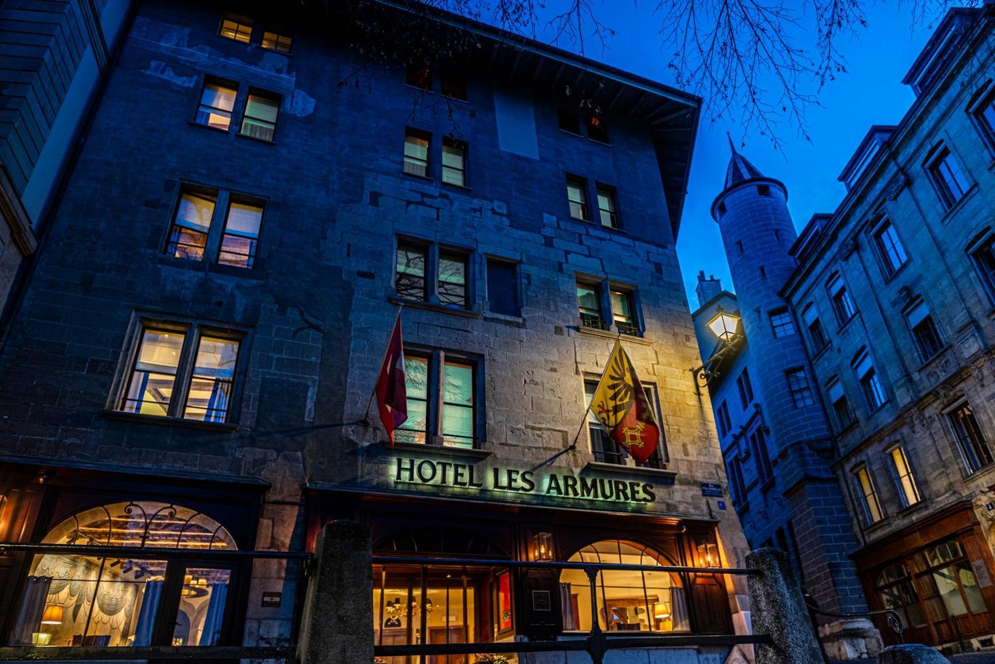 Hotel Les Armures Genf Exterior foto Hôtel Les Armures
